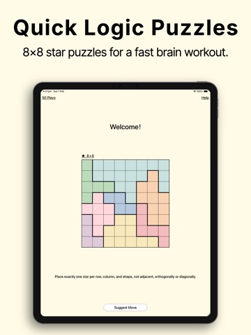Star Battle Puzzles iPad screenshot