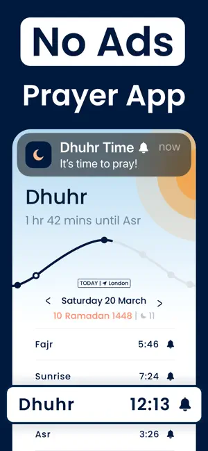 Pillars: Prayer Times & Qibla screenshot 1