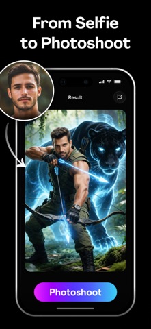 LensAI: AI Photo Creator iPhone screenshot