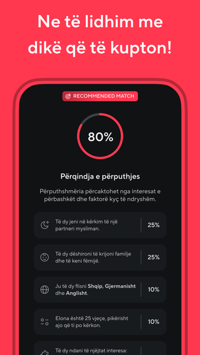 dua.com - Albanian Dating app iPhone screenshot 7 - Lifestyle app