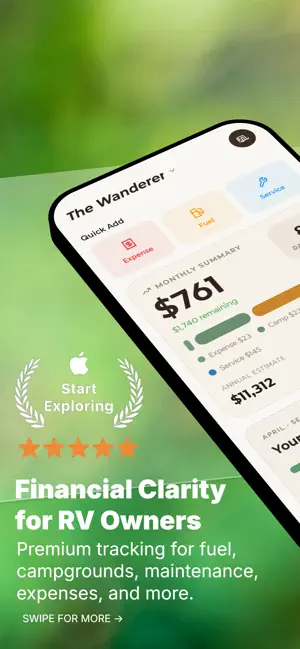 RV Cost Tracker screenshot 1