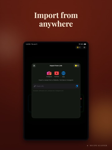 Recipe Scanner C iPad screenshot
