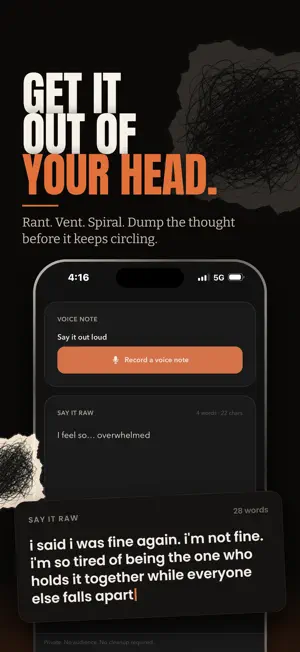 Rant & Private Burn Journal screenshot 1