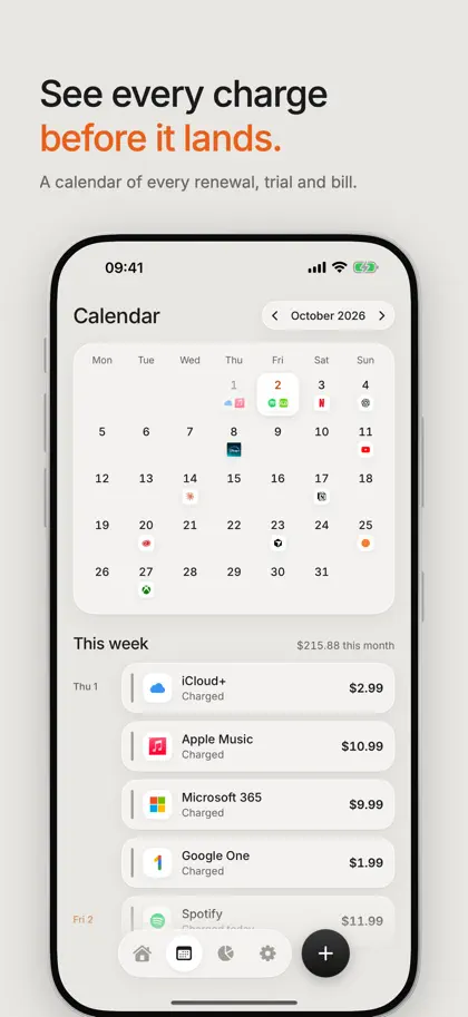 Subscription Tracker: Subly ekran görüntüsü 4 / 6