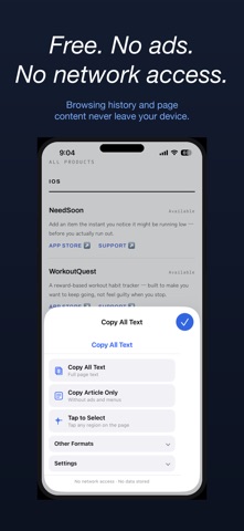 Copy All: Text Screenshot 8 of 8