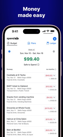 Spend Budgeting Screenshot 1 of 5