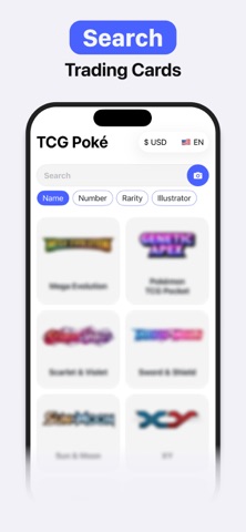 TCG Poké Scanner for Pokemon iPhone screenshot