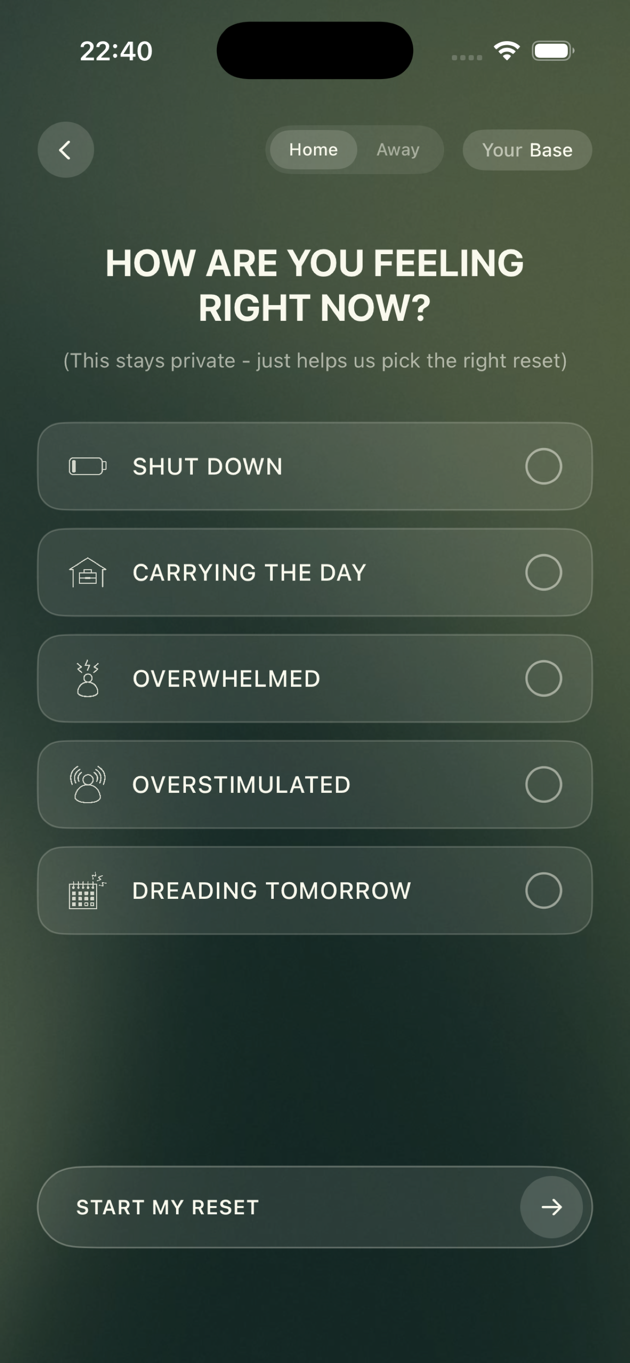 Baseline Stress Reset screenshot 3