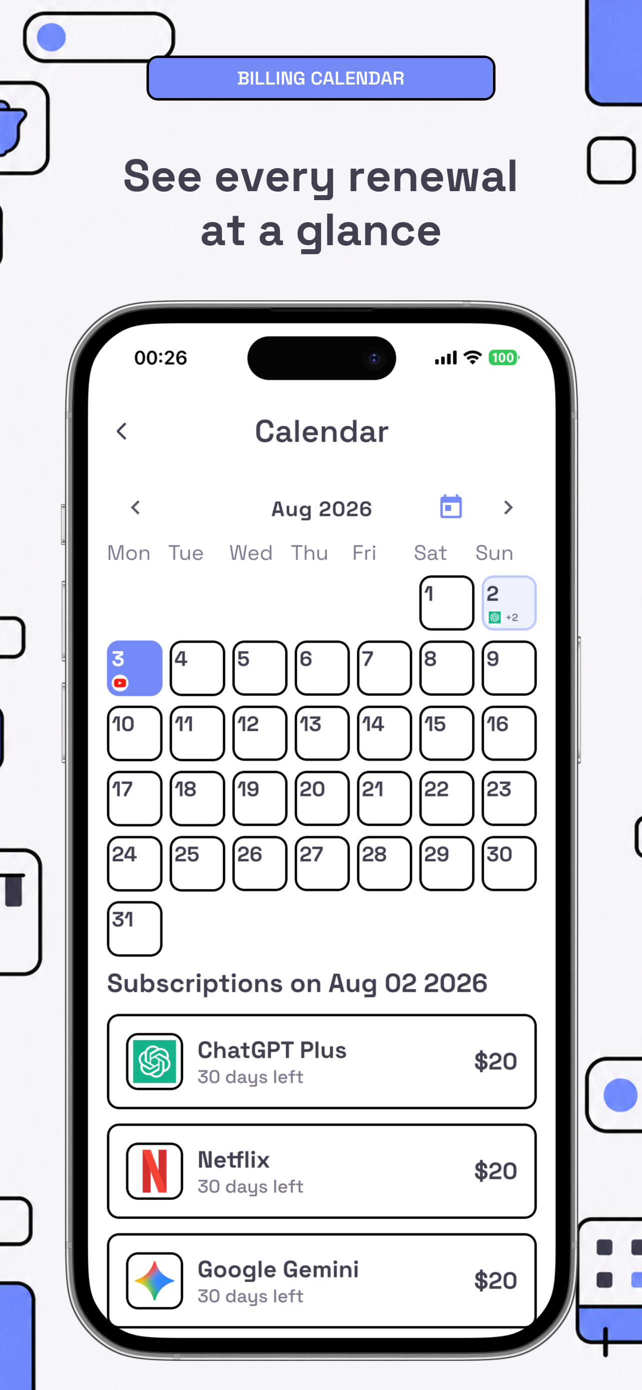 Submindo: Subscription Tracker screenshot 4