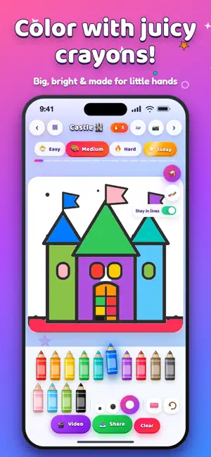 Kids Coloring: Adam's Colors screenshot 1
