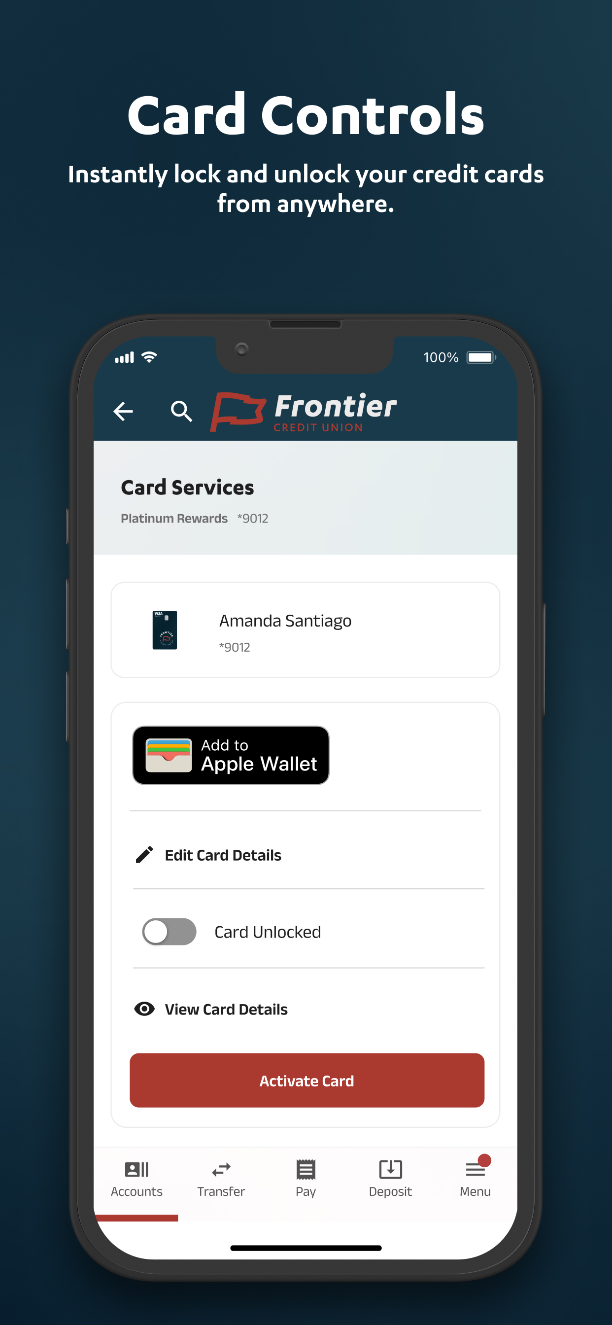 Frontier Credit Union screenshot 5