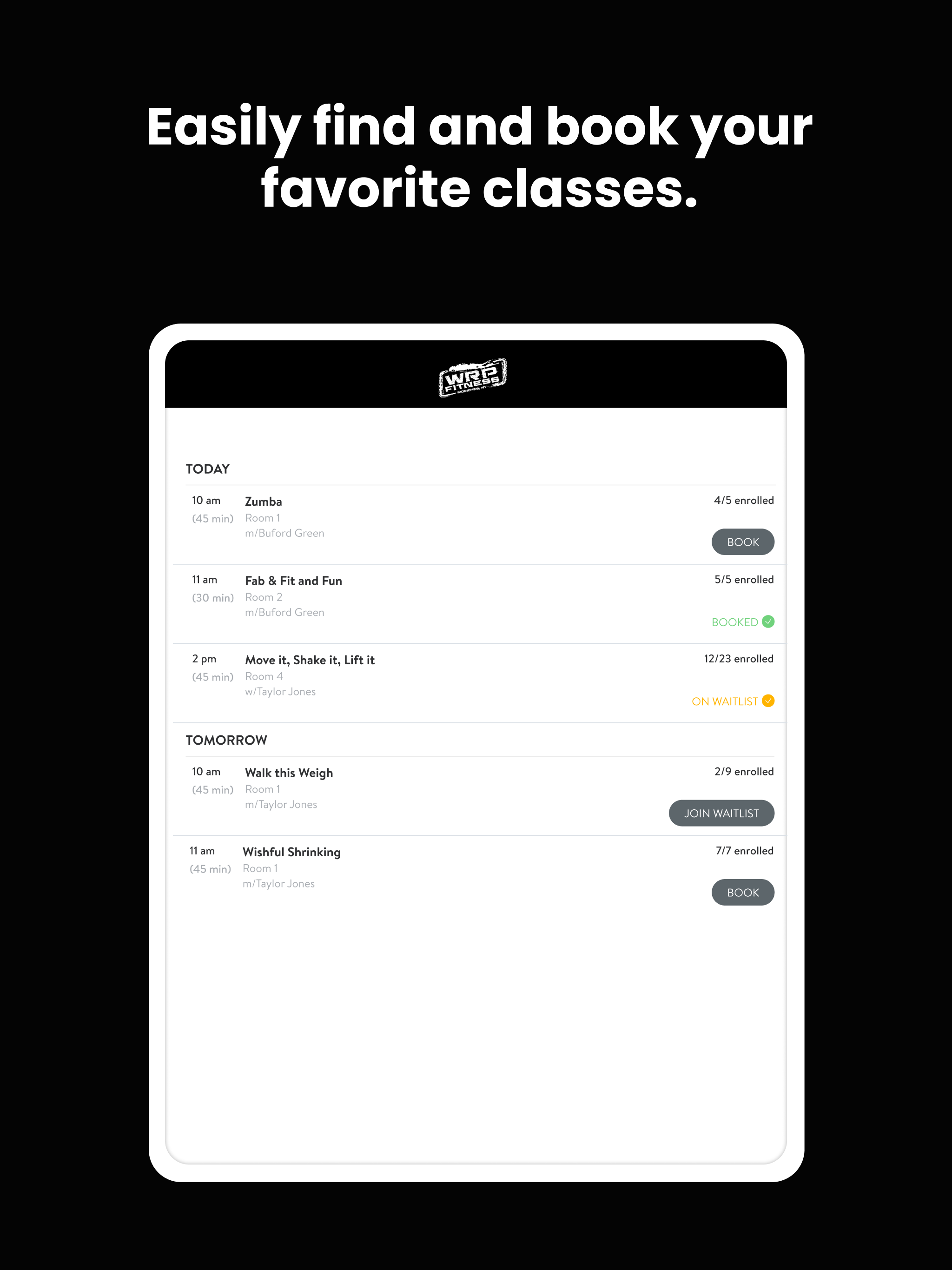 WRP Fitness screenshot 8