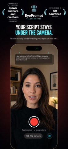EyePrompt Teleprompter Camera screenshot 2