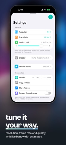 StreamCam for OBS & Streamlabs Screenshot 2