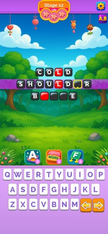 A Word Chain Game iPhone screenshot