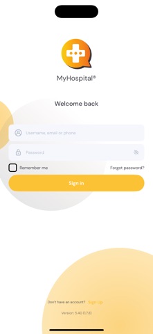 MyHospital App app screenshot