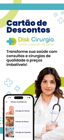 Cartão Disk Cirurgia screenshot