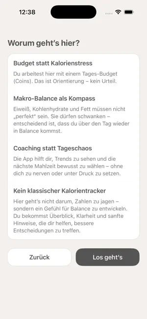 Macrobalance screenshot 2