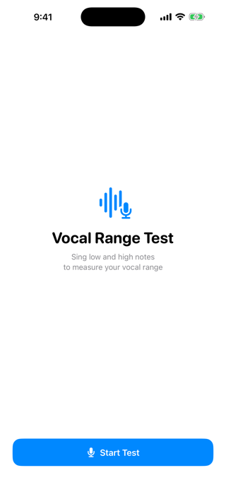 Vocal Range Voice Check Screenshot 2 of 3