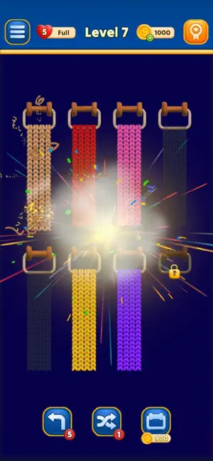 Bobbin Sort: Knit Color Puzzle screenshot 2