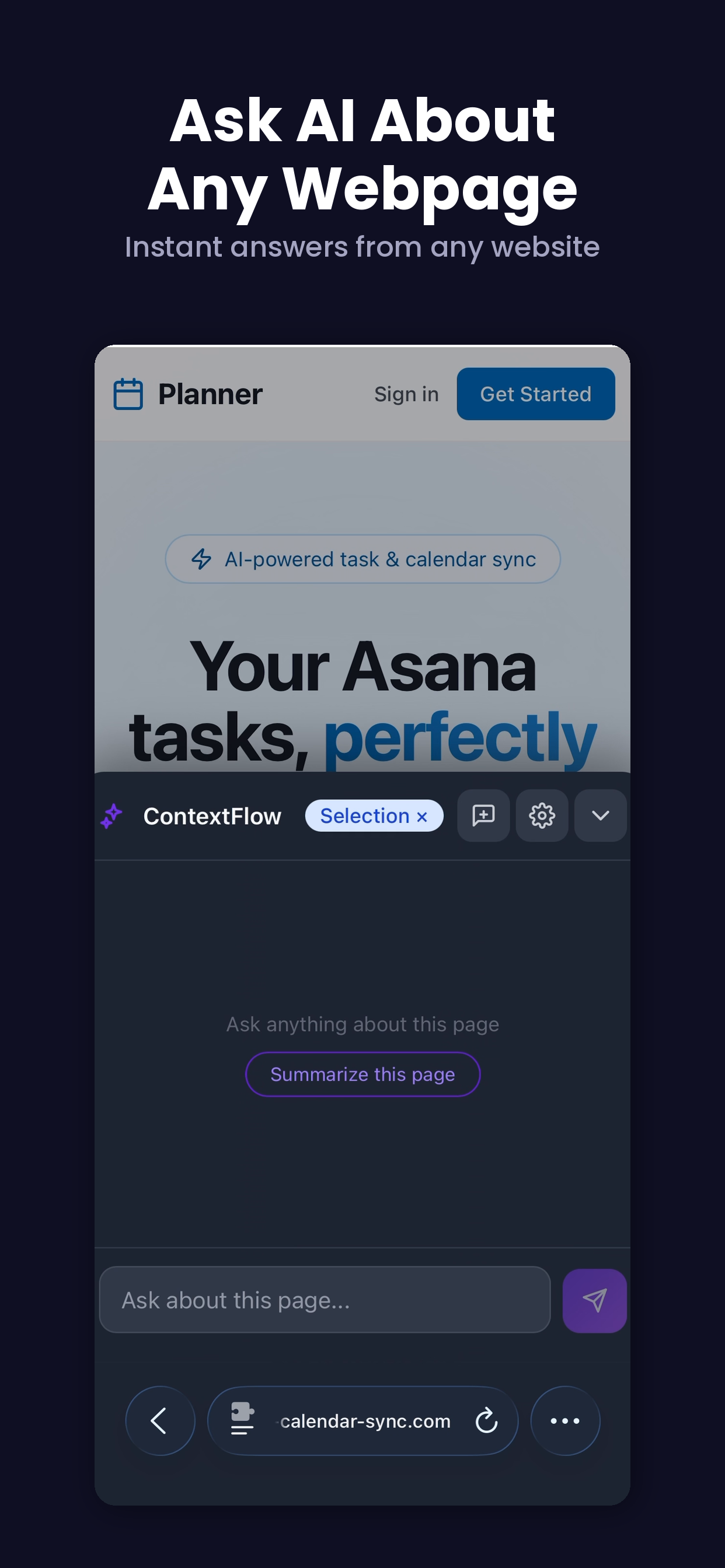 ContextFlow - AI Web Assistant