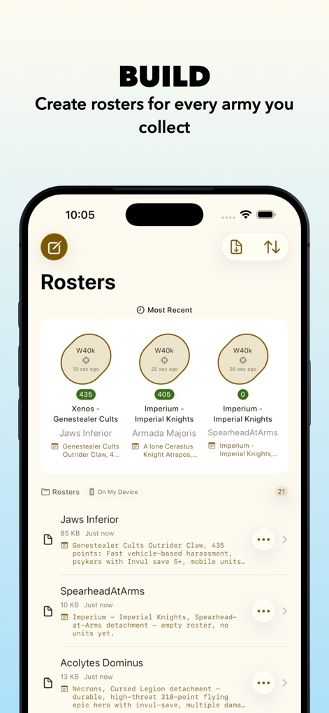 Forces - Reference App | MWM