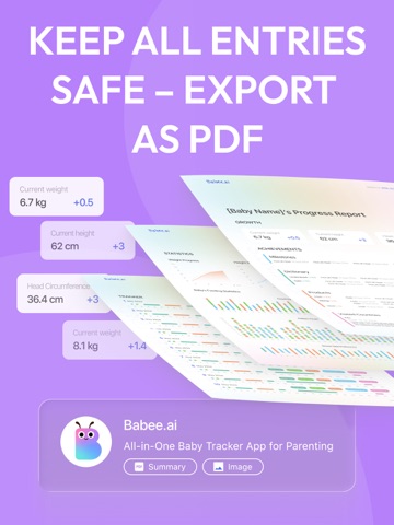 Babee.ai: Baby Tracker Newborn iPad screenshot