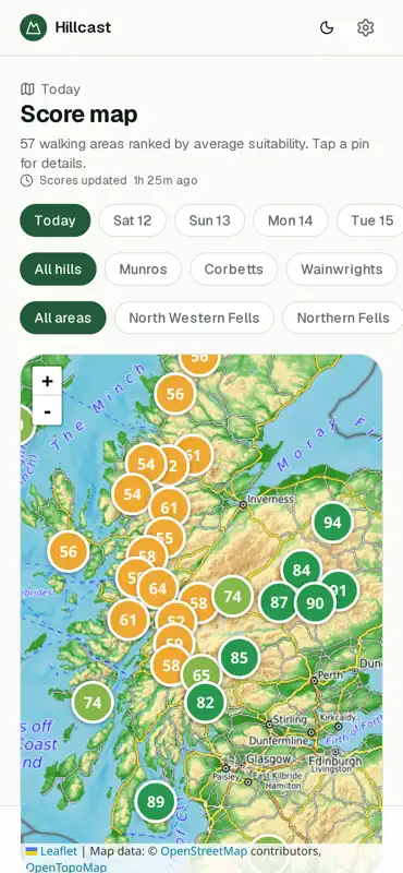 Hillcast: Munro & Hill Weather screenshot 4 of 4