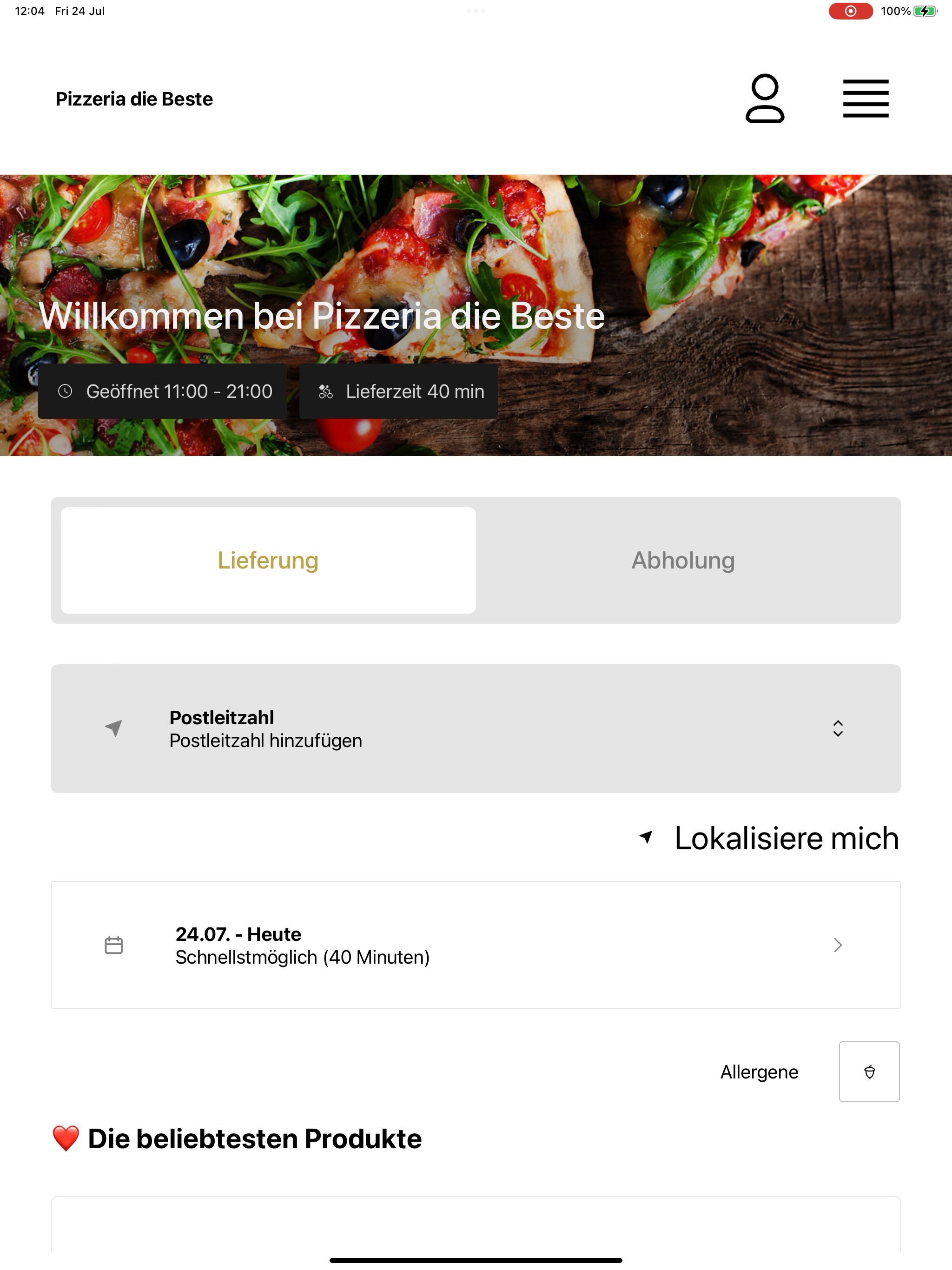 Pizzeria die Beste screenshot 14