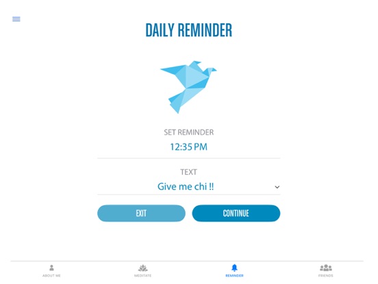 7 Minute Chi - Meditate & Move iPad screenshot 8 - Health & Fitness app