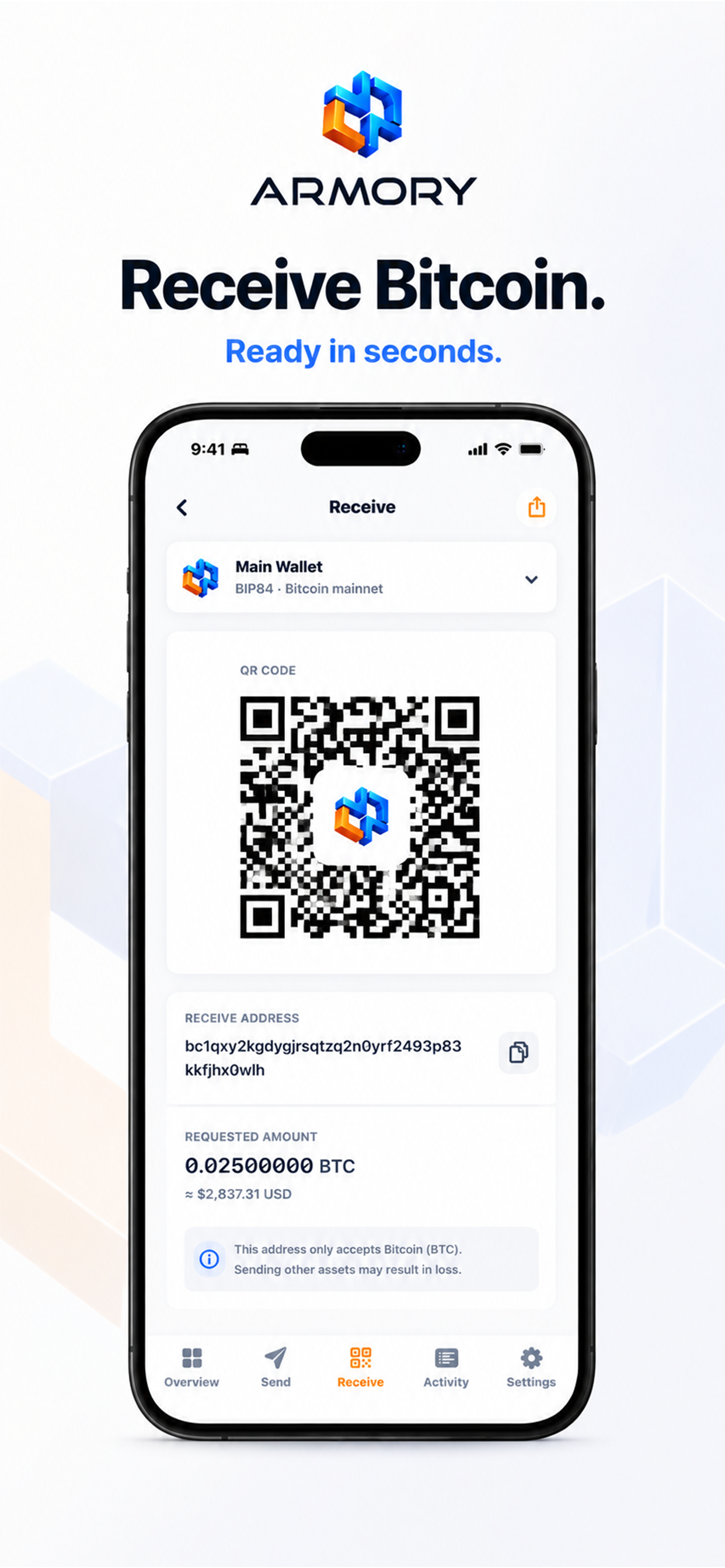 Armory: Bitcoin Wallet screenshot 4