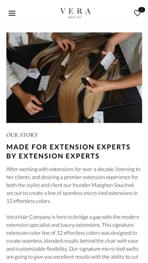 Vera Hair Co screenshot 4