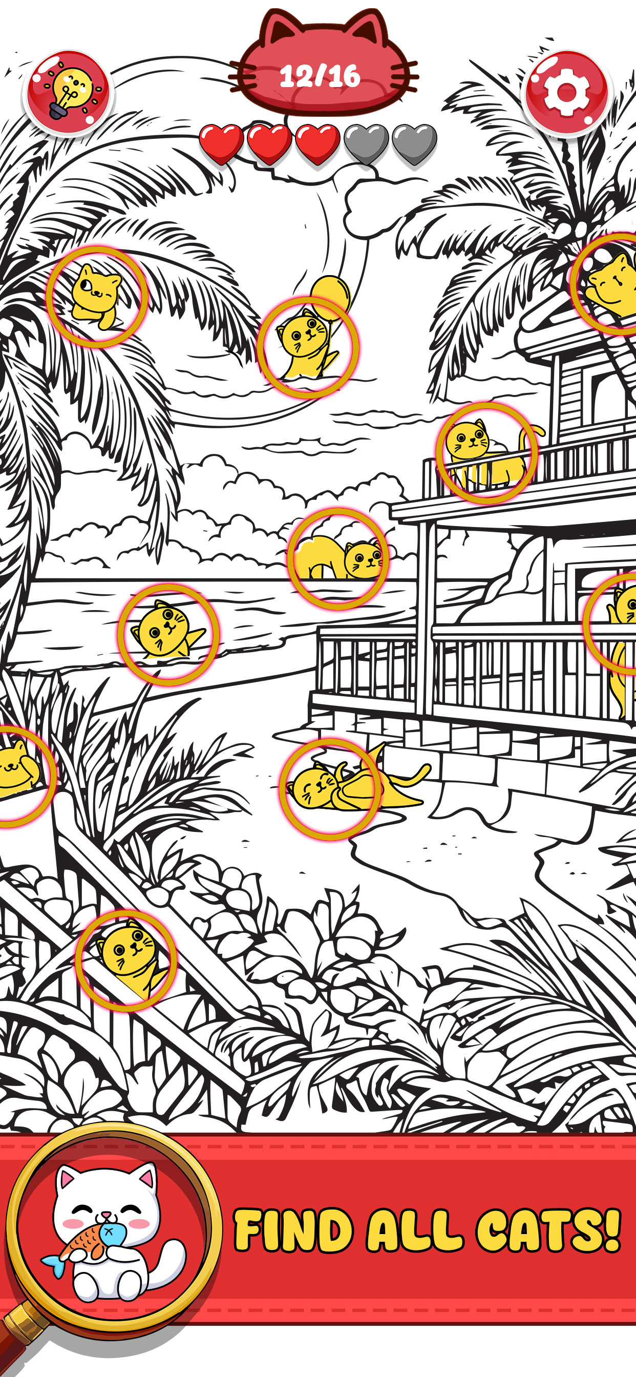 Find Out Hidden Cats: Spot it screenshot 4