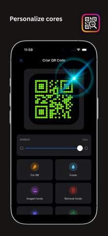 QR Scanner & Gerador Pro iPhone screenshot