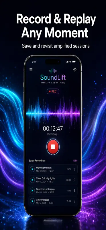 補聴器 音声アンプ 集音器 screenshot 3 of 4