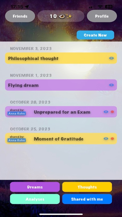 DreamDrift: AI Interpretations iPhone screenshot 1 - Lifestyle app