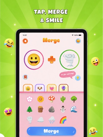 Emoji Merge: Funny DIY Mix iPad screenshot