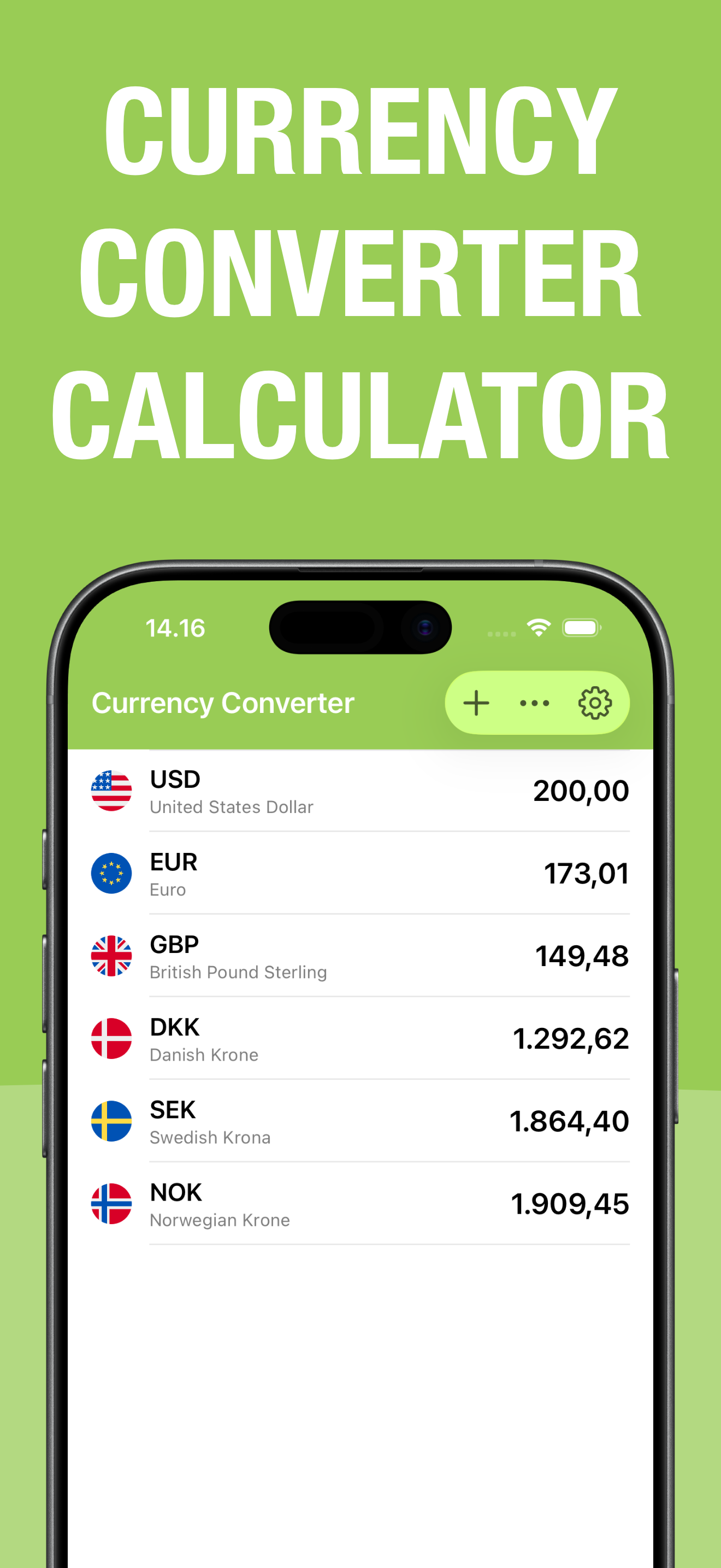 Currency Converter • Valuta+