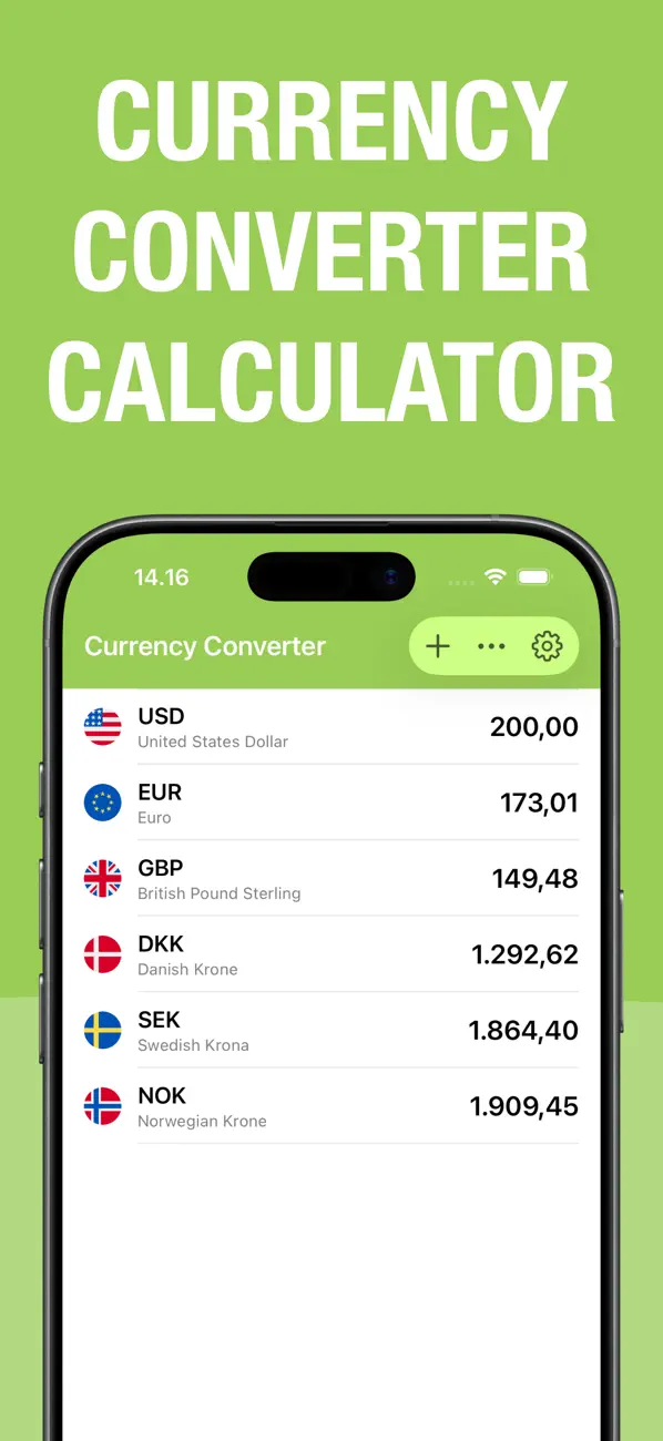 Screenshot #1 pour Convertisseur Devise Valuta+