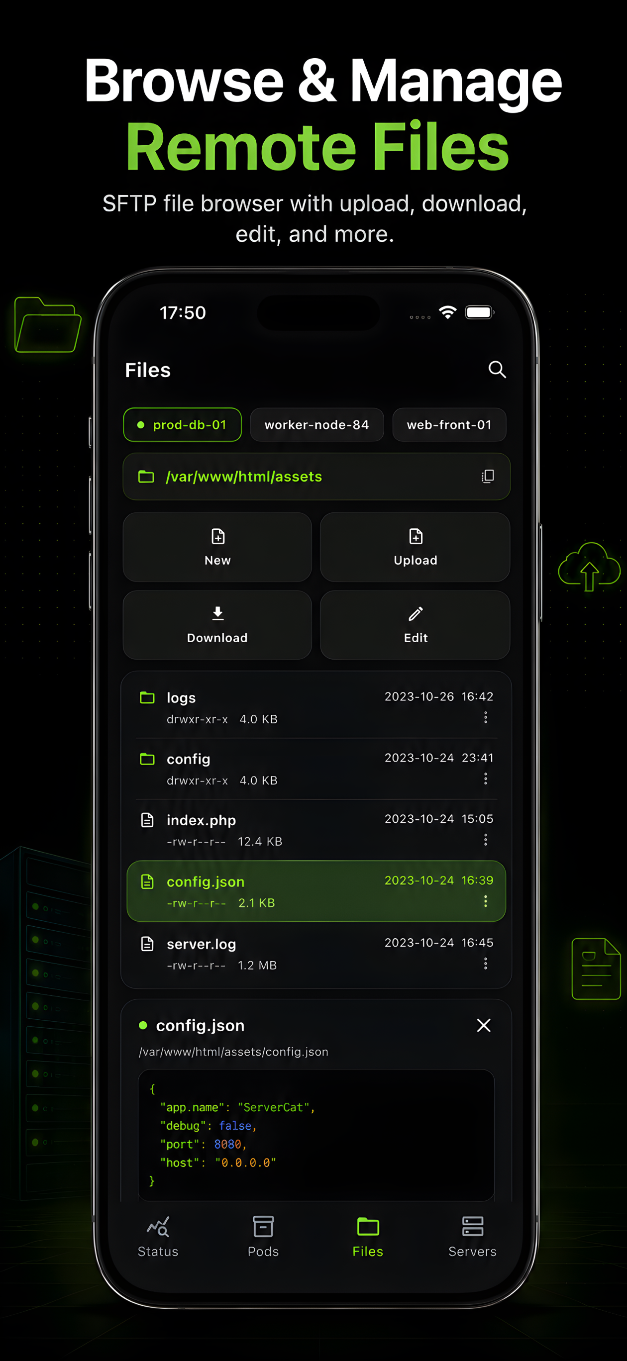 ServerCat Shell - Server Pulse