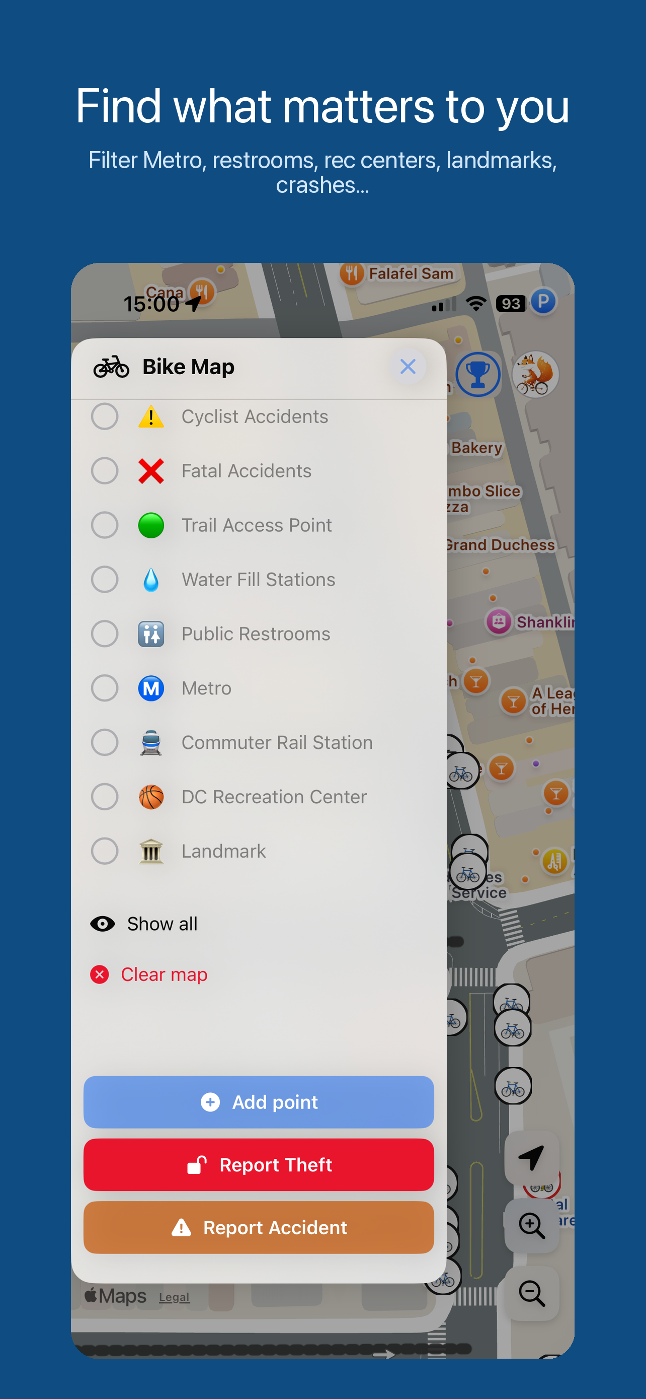 BikeMap DC screenshot 3