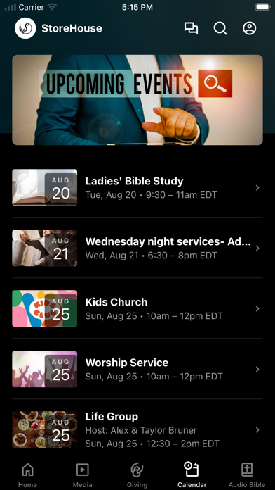 The StoreHouse Church Screenshot