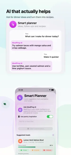 MealPing - Smart Meal Planner screenshot 3