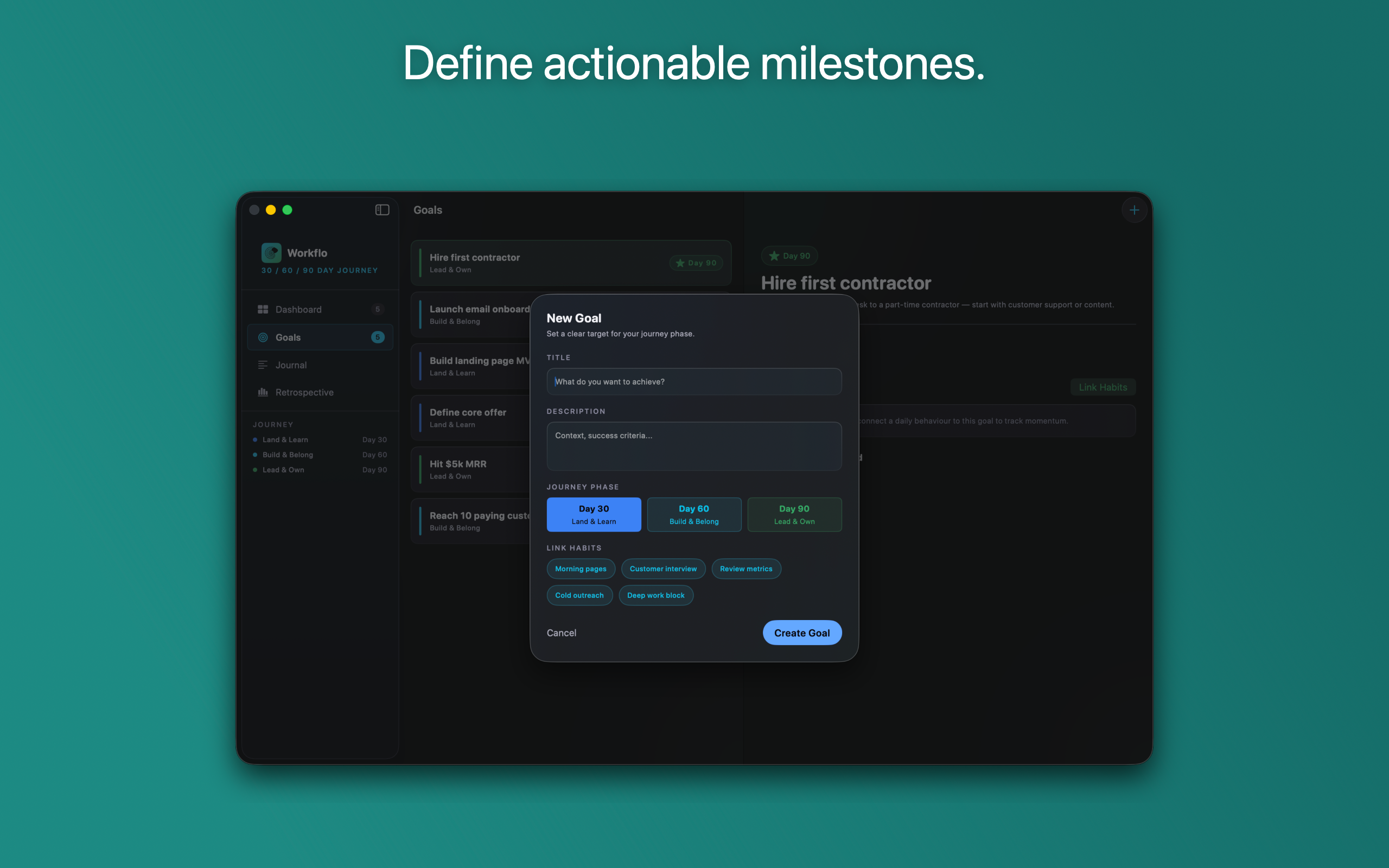 Workflo – 30 60 90 Day Plan screenshot 18