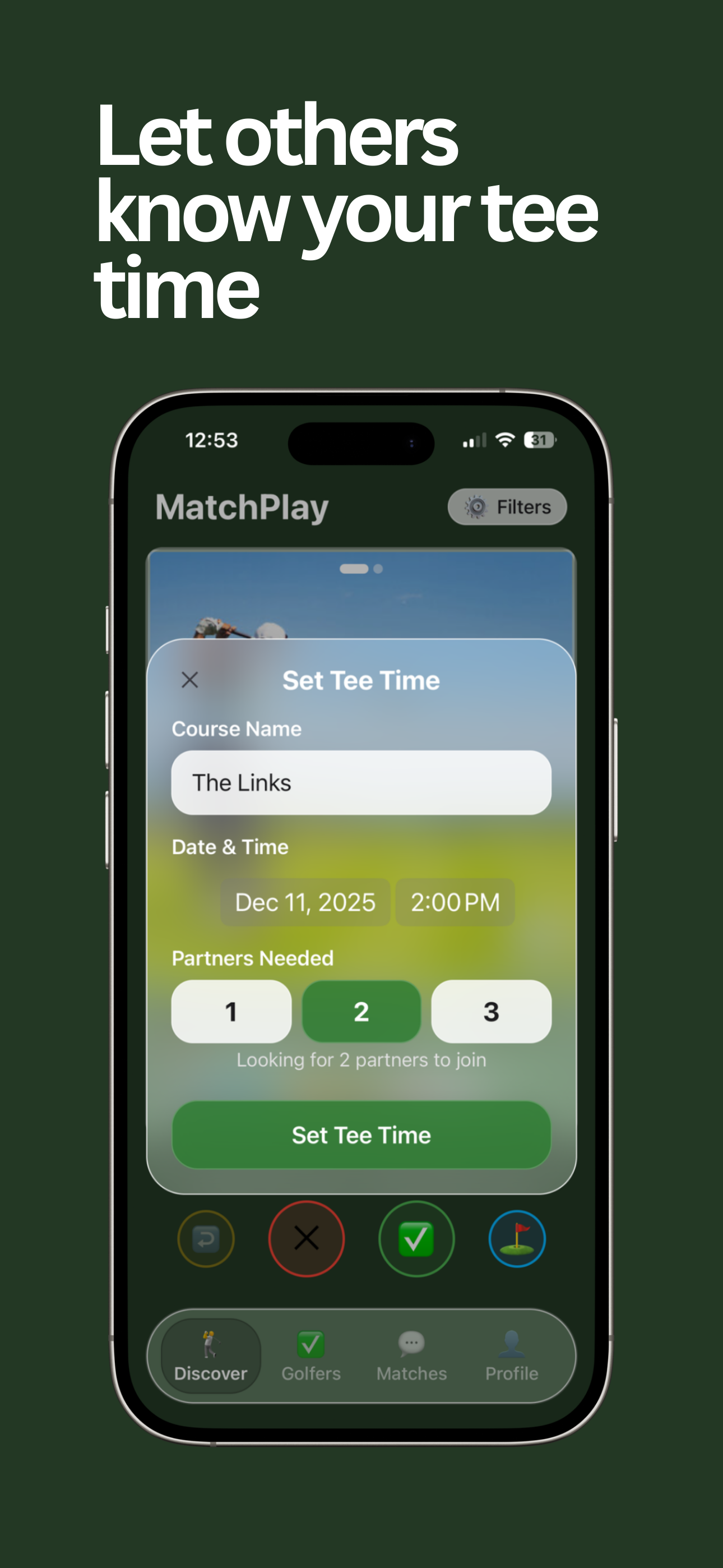 MatchPlay Golf: Meet & Play