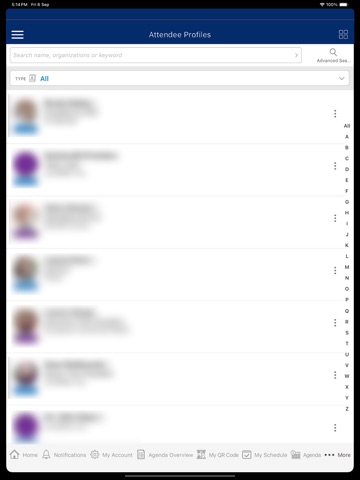 HOPE Global Forums iPad screenshot