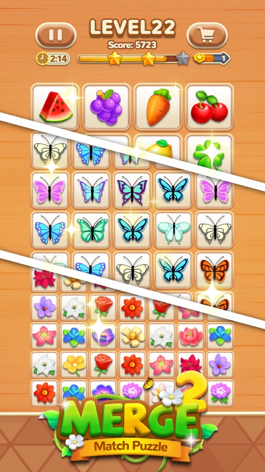 #2. Merge2 :Match Puzzle (iOS) 来自: BRAINWAVE MC PTE. LTD.