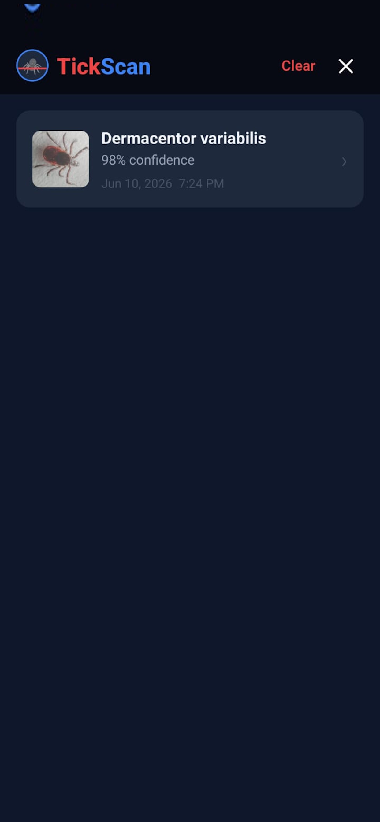 TickScan screenshot 4