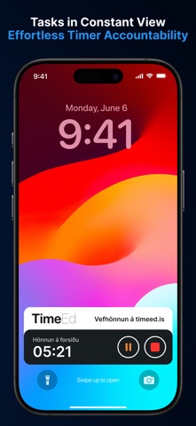 TimeEd tímaskráningakerfi screenshot