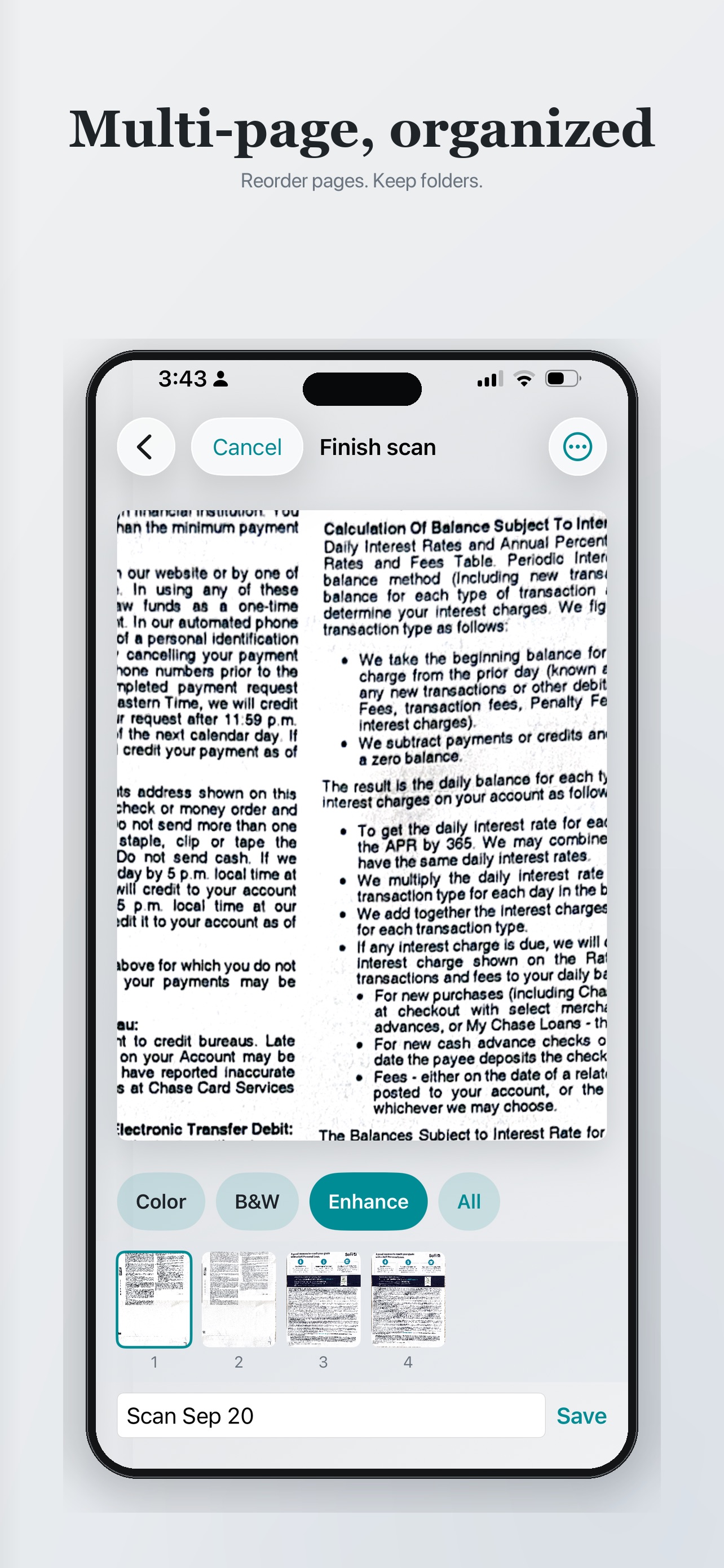 Screenshot 3 of Pagefold: PDF Scanner OCR